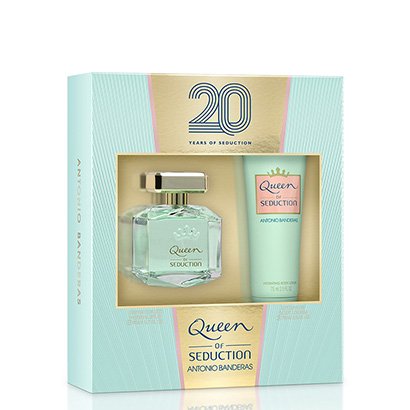 Kit Perfume Feminino Queen Of Seduction Antonio Banderas Eau de Toilette 80ml + Body Lotion 75ml