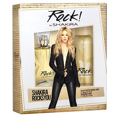 Kit Perfume Feminino Rock! By Shakira Eau de Toilette 80ml + Desodorante 150ml