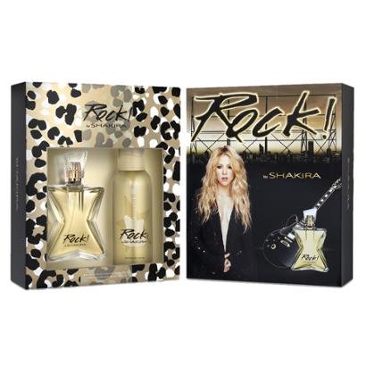 Kit Perfume Feminino Rock By Shakira Eau de Toilette Shakira 80ml + Desodorante 150ml