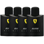 Kit Perfume Ferrari Black Masculino Eau de Toilette 4x 125ml