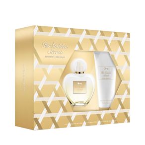 Kit Perfume Her Golden Secret Eau de Toilette 80ml + Body Lotion 75ml