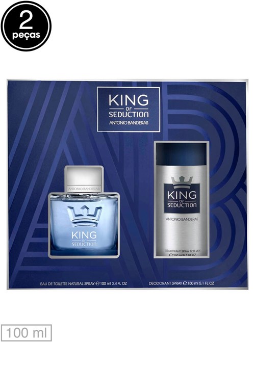 Kit Perfume King Of Seduction 100ml