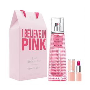 Kit Perfume Live Irresistible Rosy Crush Feminino Eau de Parfum 50ml + Batom Le Rose Perfecto