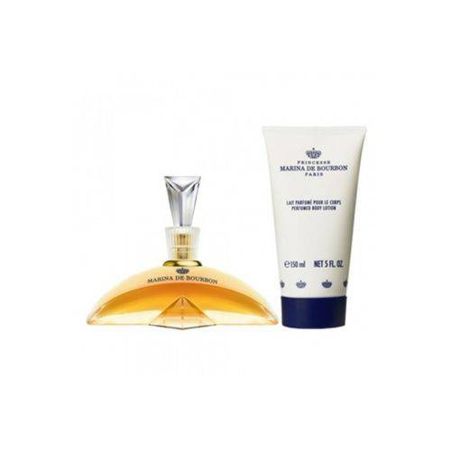 Kit Perfume Marina de Bourbon Princesse Classique 100ml Edp + Body 150ml