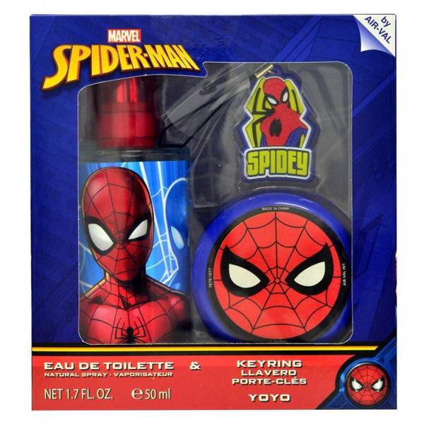 Kit Perfume Marvel Spider-Man EDT 50mL + Yoyo + Chaveiro - Infantil - Air-val