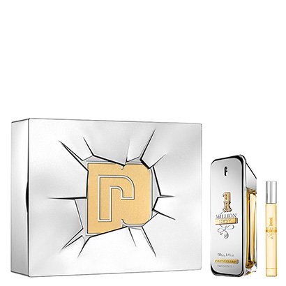 Kit Perfume Masculino 1 Million Lucky Paco Rabanne Eau de Toilette 100ml + Miniatura 10ml