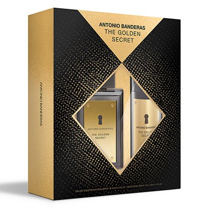 Kit Perfume Masculino Antonio Banderas The Golden Secret EDT100ml + Desodorante 150ml