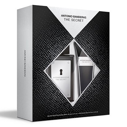 Kit Perfume Masculino Antonio Banderas The Secret EDT 100ml + Loção Pós Barba 75ml