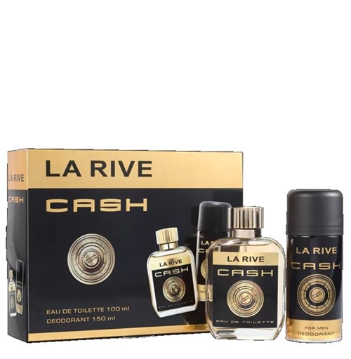 Kit Perfume Masculino Cash La Rive Eau de Toilette 75Ml + Desodorante 150Ml