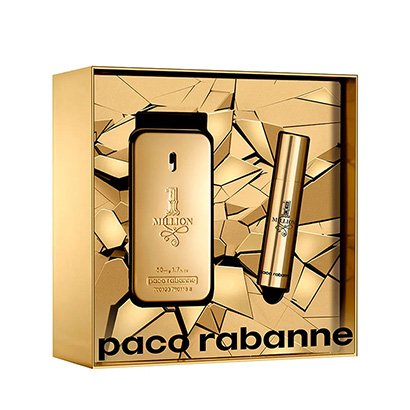 Kit Perfume Masculino One Million Paco Rabanne Eau de Toilette 50ml + Miniatura 10ml