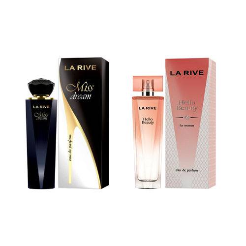 Kit Perfume Miss Dream 100ml + Hello Beauty 100ml La Rive