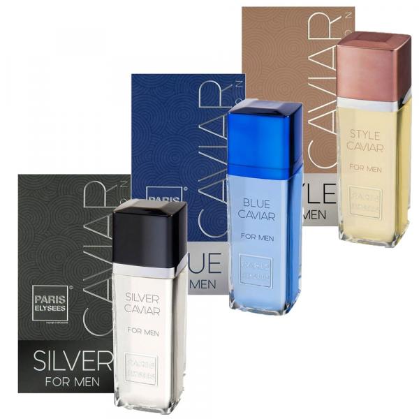 Kit 3 Perfume Paris Elysees - Silver + Style + Blue Caviar