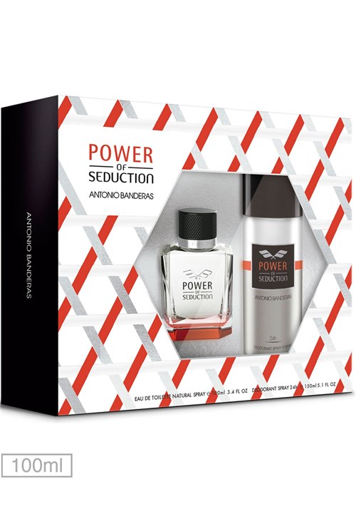 Kit Perfume Power Of Seduction Antonio Banderas 100ml