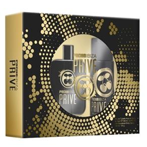 Kit Perfume Privé EDT + Desodorante Body Spray Masculino Pacha Ibiza - 150ml+100ml