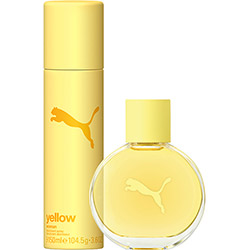 Kit Perfume Puma Yellow Feminino Eau de Toilette 40ml + Desodorante 150ml