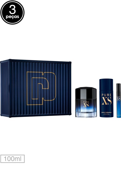 Kit Perfume Pure XS Paco Rabanne 100ml