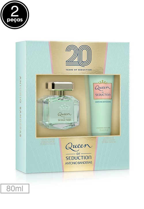 Kit Perfume Queen Of Seduction Antonio Banderas 80ml