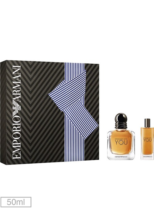 Kit Perfume Stronger With You Giorgio Armani 50ml