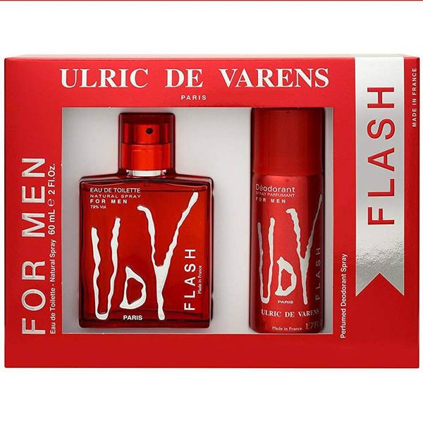 Kit Perfume Ulric de Varens Flash Eau de Toilette 100ML + Desodorante Spray 125ML