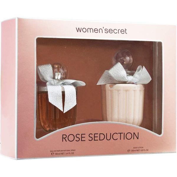 Kit Perfume WomenSecret Rose Seduction EDP 100mL + Body Lotion 200mL - Women Secret