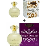 Kit 2 Perfumes Cuba 100ml cada | Beauty Lady + Rouge Dreams 
