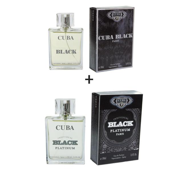 Kit 2 Perfumes Cuba 100ml Cada Black + Individual Black