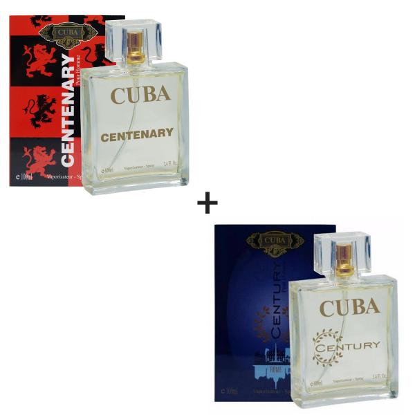 Kit 2 Perfumes Cuba 100ml Cada Centenary + Century
