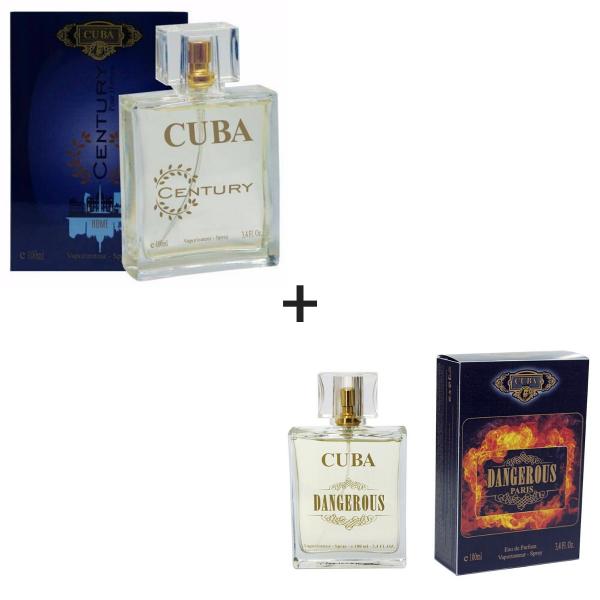 Kit 2 Perfumes Cuba 100ml Cada Century + Dangerous