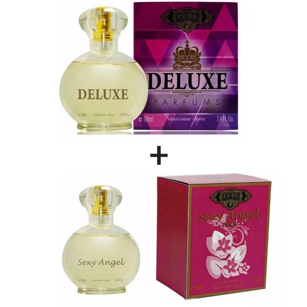 Kit 2 Perfumes Cuba 100ml Cada Deluxe + Sexy Angel