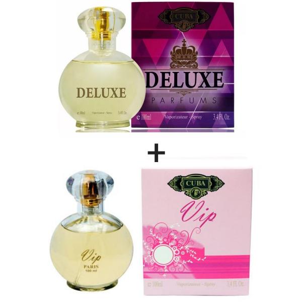 Kit 2 Perfumes Cuba 100ml Cada Deluxe + Vip