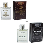 Kit 2 Perfumes Cuba 100ml cada | Golden Absolute + Individual Black 