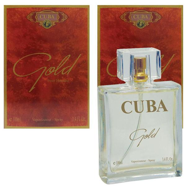 Kit 2 Perfumes Cuba Gold Edp Masculino 100ml Original