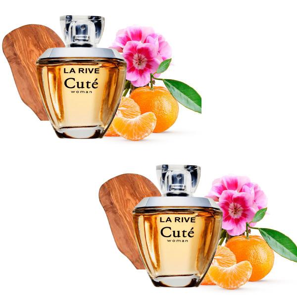 Kit 2 Perfumes Cute La Rive 100ml Feminino Edp
