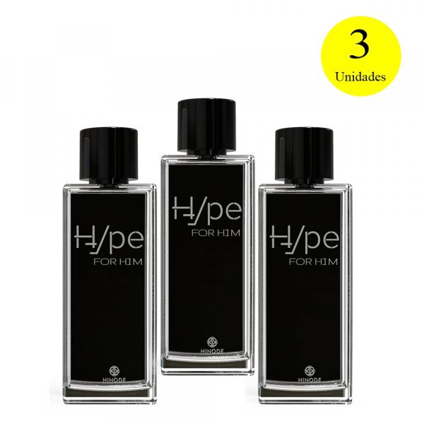 Kit 3 Perfumes Hype For Him Masculino - 100ml