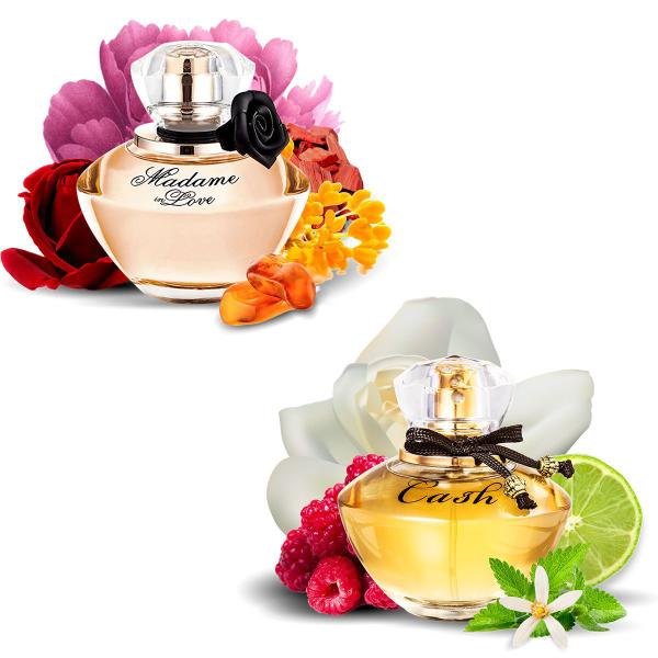 Kit 2 Perfumes La Rive Cash Woman + Madame In Love 90ml