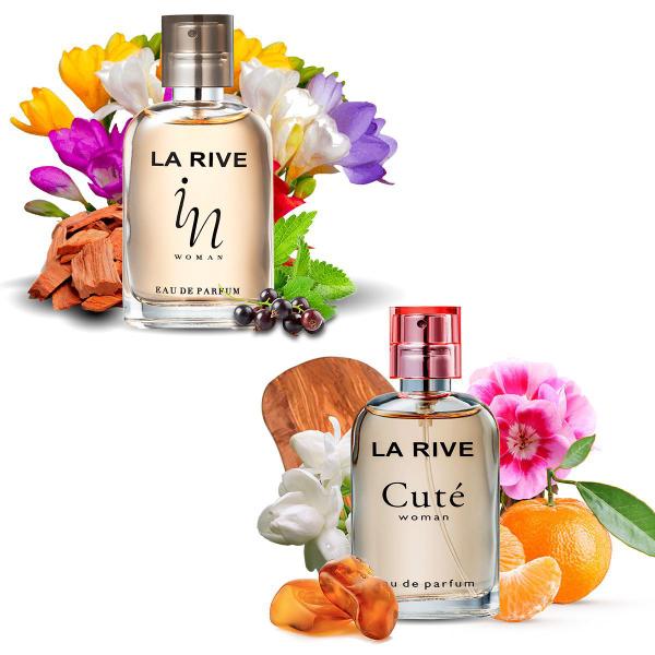 Kit 2 Perfumes La Rive Cute e In Woman 30ml Feminino Edp