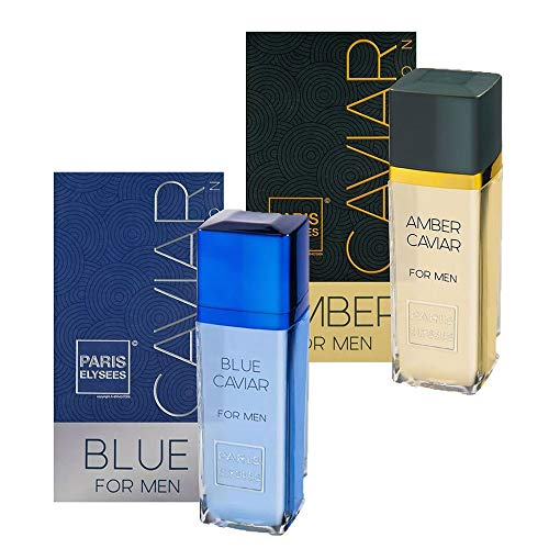 Kit 2 Perfumes Paris Elysees - Blue Caviar + Amber Caviar