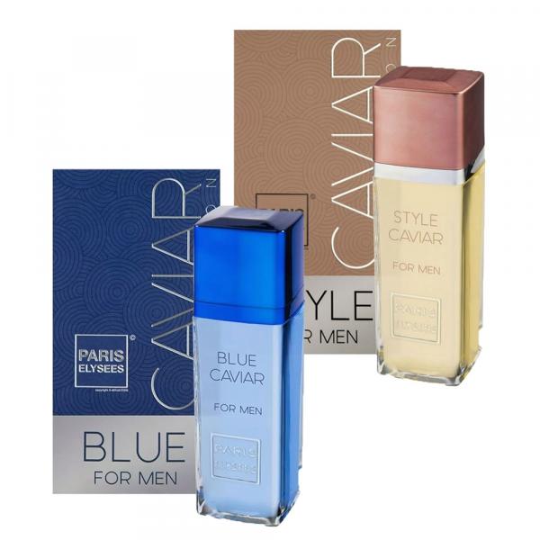 Kit 2 Perfumes Paris Elysees - Blue Caviar + Style Caviar