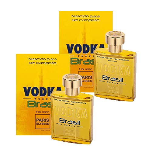 KIT Perfumes Paris Elysees - 2 Vodka Amarelo 100ml