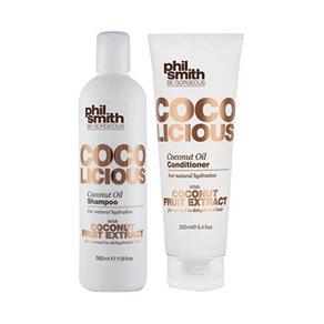 Kit Phil Smith Coco Licious Coconut Oil Shampoo + Condicionador