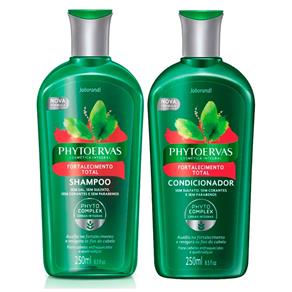 Kit Phytoervas Fortalecimento Total Shampoo 250ml + Condicionador 250ml