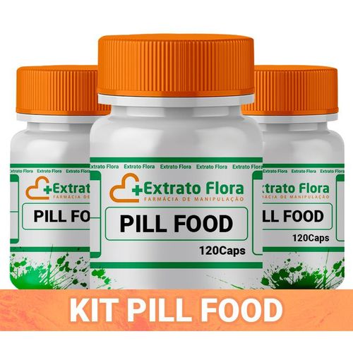 Kit Pill Food 120 Cápsulas (3 Unidades)
