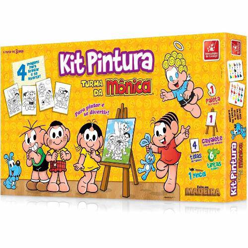 Kit Pintura Turma da Monica - Brincadeira de Criança