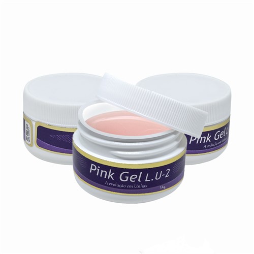 Kit Piubella Pink Gel Lu2 Piubella 14 Gr Tradicional - 3 Unidades
