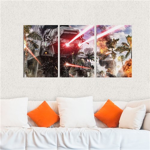 Kit Placa Decorativa Star Wars 21 - 20X30cm