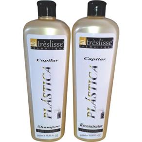 Kit Plástica Capilar Alise Fácil - 1 Shampoo Antiresiduos e 1 Gloss de Tratamento 500 Ml