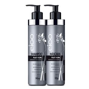 Kit Platinum com 2 Produtos - Shampoo e Máscara
