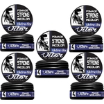 Kit Pomada Strong Barber Premium Incolor extra forte com 5 unidades