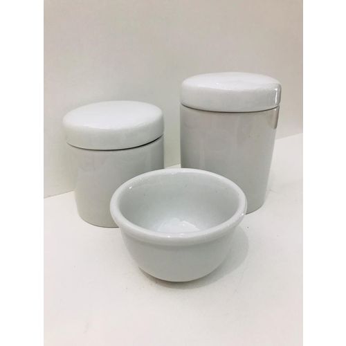 Kit Porcelana Branco Liso - Bv