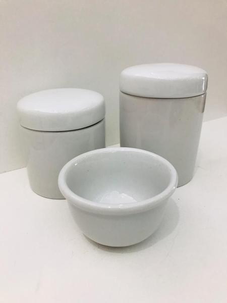 Kit Porcelana Branco Liso - Bv
